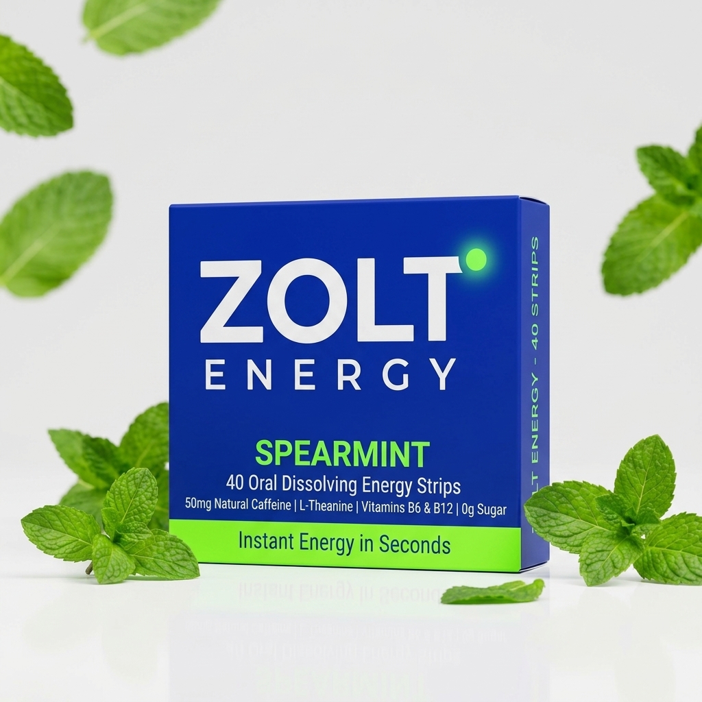 Zolt Spearmint Energy Strips